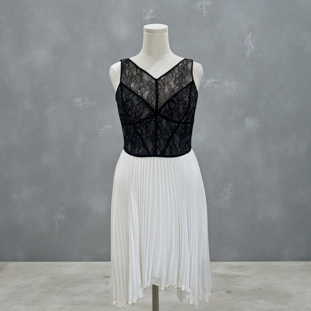 Max and Cleo Coquette Soft Girl Lace Dress‎ Pleated Skirt Princesscore Elegant